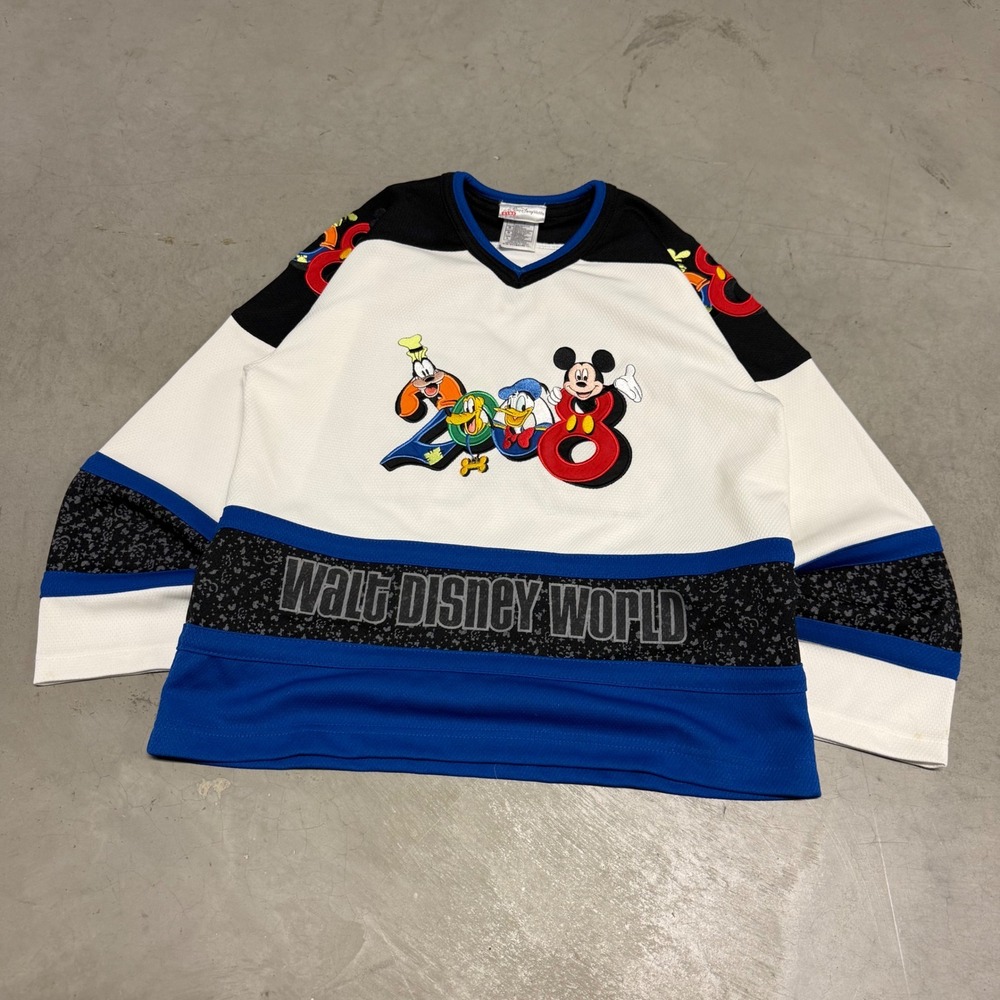 Vintage y2k Kids Disney Hockey Jersey